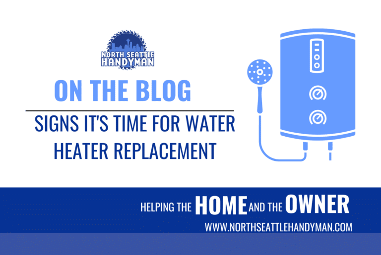 signs its time for a water heater replacement in seattle